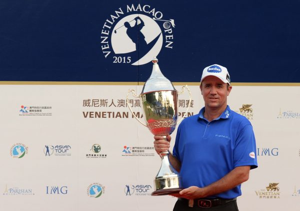 Scott Hend, winner of the Venetian Macao Open 2015 (Photo by Arep Kulal / Asian Tour)